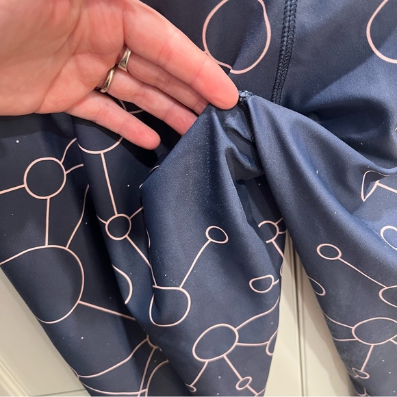 Espeon & Umbreon Starry Leggings Size 2XL Pokémon Center Gray Pink - Picture 6 of 7